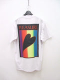 pleasure SPEEDO HEART TEE プリント半袖Tシャツ サイズM 白、黒、赤等 メンズ プレジャー 【中古】0-0807S◆