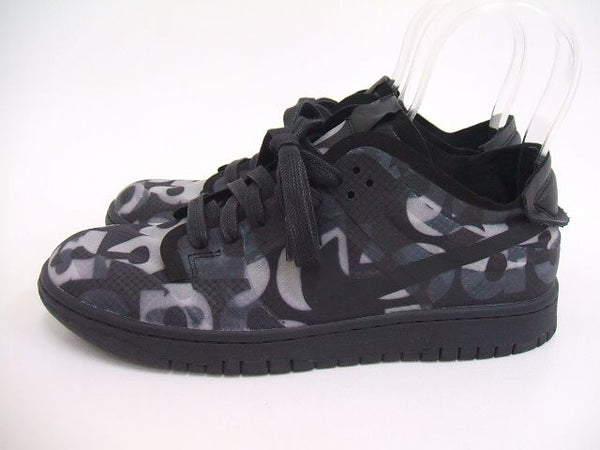 COMME des GARCONS/NIKE WMNS DUNK LOW CZ2675-001 スニーカー 靴 サイズ27 モノグラム プリント ブラック系 メンズ コムデギャルソン/ナイキ【中古】0-0730G♪