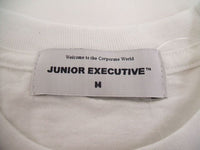 JUNIOR EXECUTIVE ×DB 1988 ASID TEE 新品 サイズM 定価7500円 半袖Ｔシャツ ホワイト メンズ ジュニアエグゼクティブ【中古】0-0805S♪