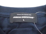 JUNIOR EXECUTIVE ×PP TEE 新品 サイズL 定価7500円 半袖Ｔシャツ ネイビー メンズ ジュニアエグゼクティブ【中古】0-0805S♪