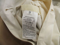 ANEI AN0191S1302F800/2-SIDE CAR COAT/リバーシブルコート/サイズ3 ステンカラーコート ベージュ ホワイト系 メンズ アーネイ【中古】0-0902M♪