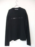 JOHN LAWRENCE SULLIVAN DEEPER THAN NIGHT ARM HOLE L/S TOP 長袖Tシャツ カットソー ブラック メンズ  ジョンローレンスサリバン【中古】0-1228M▲