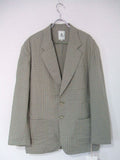 Mando COTTON&LYOCELL CHECK OVERSIZED 2B JACKET オーバーサイズジャケット テーラードジャケット ベージュ レッド メンズ  マンド【中古】0-1228M▲#