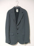 Mando POLYESTER B/EYE WIDE LAPEL 2B JACKET テーラードジャケット グレー メンズ  マンド【中古】0-1228M▲