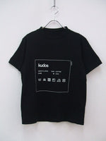 kudos 19SS/CARE-TAG T-SHIRT サイズ1 半袖Ｔシャツ ブラック メンズ クードス【中古】1-0405S∞