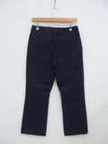 Jieda GABARDINE FLARE SLACKS BLUE スラックスパンツ ネイビー サイズ0 ジエダ 定価32000円【中古】1-0928T♪