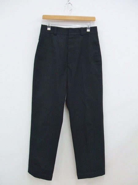 JIL SANDER tyra サイズ44 コットン ステッチポケット パンツ ブラック 濃紺 メンズ ジルサンダー【中古】1-0514M♪