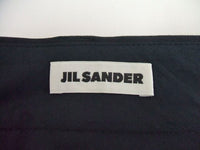 JIL SANDER tyra サイズ44 コットン ステッチポケット パンツ ブラック 濃紺 メンズ ジルサンダー【中古】1-0514M♪