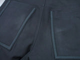 JIL SANDER tyra サイズ44 コットン ステッチポケット パンツ ブラック 濃紺 メンズ ジルサンダー【中古】1-0514M♪