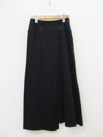 YOKE/Asymmertry Jersey Skirt/ラップスカート/ブラック/サイズ0/ヨーク/定価18000円【中古】【レディース】1-0708M♪