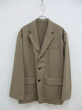 ATHA/A2010-T-03/DRY TOUCH NOTCHED LAPEL BOX JACKET/テーラードジャケット/ベージュ/アタ/定価48800円【中古】【メンズ】1-0611M♪