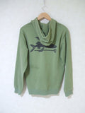 Patagonia/魚プリントスウェットパーカー/27543/Men's Phone Home Sweatshirt/S/カーキ/パタゴニア【メンズ】【中古】1-0811G△