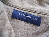 TOMORROWLAND 開襟シャツ  半袖シャツ サイズS ベージュ メンズ トゥモローランド【中古】2-0524S△