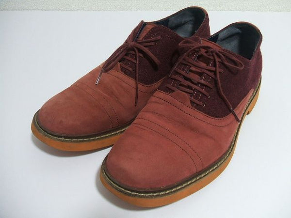 COLE HAAN AIR HARRISON EVA C10766　WINE ドレスシューズ レッド メンズ コールハーン【中古】1-1012T▲