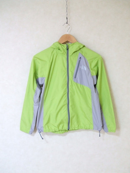 THE NORTH FACE NPW11929 ボレアリス ナイロンジャケット マウンテンパーカー ライムグリーン グレー レディース ザノースフェイス【中古】1-1112M△