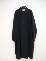 Graphpaper L’ECHOPPE 5th Anniversary Limited Collection Cupro Shirt Coat with Print シャツコート サイズ2 長袖シャツ 黒 メンズ グラフペーパー【中古】1-1222M▲