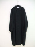 Graphpaper L’ECHOPPE 5th Anniversary Limited Collection Cupro Shirt Coat with Print シャツコート サイズ2 長袖シャツ 黒 メンズ グラフペーパー【中古】1-1222M▲