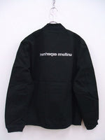 uniform experiment AUTHENTIC STADIUM BLOUSON ジャケット ブラック 定価39600円 刺繍ロゴUE-210028 ブラック ユニフォームエクスペリメント【中古】2-0123M♪