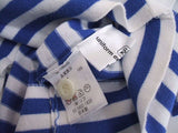uniform experiment コットン ボーダー カーディガン ブルー ホワイト メンズ ユニフォームエクスペリメント【中古】2-0116M♪