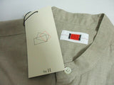 by H. New York 新品 定価37000円 リネン newwork shirt 長袖シャツ ベージュ メンズ バイエイチニューヨーク【中古】2-0318M♪