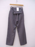 SYU. HOMME ベルト付き パンツ グレー メンズ シュウ【中古】2-0328M♪