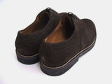 ANDALS 新品 定価40700円 735 model SUEDE SEMI BROGUE 39 スエード レースアップ シューズ・靴 ブラウン メンズ アンダルス【中古】2-1012T♪#