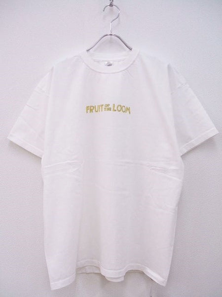 FRUIT OF THE LOOM FOTL × ウラタスパンコール PRINT T SHIRT サイズXL 半袖Ｔシャツ ホワイト メンズ フルーツオブザルーム【中古】2-0328S♪