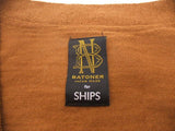BATONER/SHIPS ウール シップス別注 日本製 サイズ1 BN-19FM-057 カーディガン ブラウン メンズ バトナー/シップス【中古】2-1107T♪