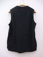 BROWN by 2-tacs ALMIGHTY VEST チェック コットンウール ベスト グレー ネイビー メンズ ブラウンバイツータックス【中古】2-1018T☆