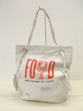 COMME des GARCONS JUNYA WATANABE MAN PAUL FREEDMAN FOOD The History of Taste プリントトートバッグ グレー メンズ コムデギャルソンジュンヤワタナベマン【中古】2-0430G∞