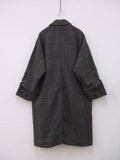 YOKE REVERSIBLE KNIT BAL COLLAR COAT 新品タグ付 リバーシブル コート グレー メンズ ヨーク【中古】2-1107A∞