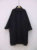 YOKE REVERSIBLE KNIT BAL COLLAR COAT 新品タグ付 リバーシブル コート グレー メンズ ヨーク【中古】2-1107A∞