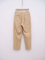 MAATEE & SONS 2P 弱テーパード CHINO TROUSERS GARMENT DYED MT2103-0204A チノパンツ ベージュ マーティーアンドサンズ【中古】2-0810M♪