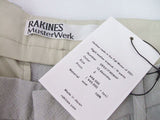 RAKINES Rigid washer tropical R-pants 定価49500円 新品タグ付 別注 パンツ 2021FW ライトグレー メンズ ラキネス【中古】2-0801M∞