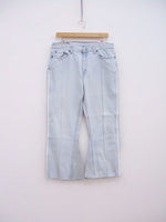 mill REMODEL BELTED DENIM PANTS LEVISリメイク 定価30800円 デニムパンツ ライトブルー メンズ ミル【中古】2-0806G♪