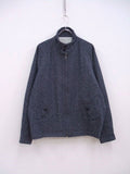 un/unbient 新品 SILK NEP HERRINGBONE HARRINGTON 定価67100円 ジャケット ネイビー メンズ アン【中古】2-0829T♪