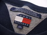 TOMMY HILFIGER 古着 フリーストレーナー スウェット ネイビー メンズ トミーヒルフィガー【中古】2-1004T♪