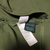 ZANONE icecotton 48 イタリア製 Vネック 半袖 Ｔシャツ カットソー グリーン メンズ ザノーネ【中古】3-0715S∞