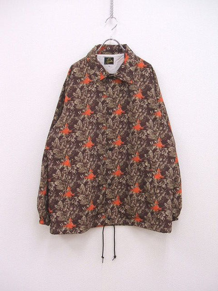 Needles COACH JACKET 21SS IN073 コーチジャケット 花柄 ブルゾン 21SS ブラウン メンズ ニードルス【中古】2-1029M∞