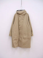 ULTERIOR REVERSIBLE HOODED COAT 定価121000円 US ARMY スノーパーカー リバーシブル コート グレー ベージュ アルテリア【中古】2-1126T♪