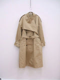 KEISUKEYOSHIDA Belted tranch coat ベルテッド トレンチコート ベージュ メンズ ケイスケヨシダ【中古】2-1204T♪