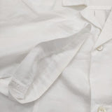 TIME AFTER TIME 開襟シャツ オープンカラーシャツ サイズ2 半袖シャツ ホワイト メンズ タイムアフタータイム【中古】3-0706S♪