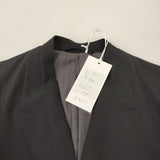 YOKE 新品タグ付 COVERED COLLARLESS JACKET  定価72600円 テーラードジャケット 22SS 濃紺 DUSTY NAVY メンズ ヨーク【中古】3-0204M∞