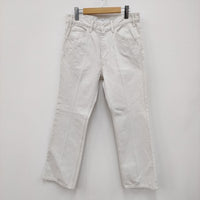 TOGA 新品タグ付 DENIM PANTS 定価29700円 ブーツカット サイズ46 TV22-FF322  デニムパンツ 22AW オフホワイト メンズ トーガ【中古】3-0205G∞