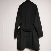 Steven Alan 定価44000円 BSH TWILL BALMACAAN COAT-BOLD  ステンカラーコート ブラック メンズ スティーブンアラン【中古】3-0928T∞