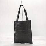 YOKE 22AW 新品 QUILTED LEATHER TOTE BAG 定価31900円 レザートートバッグ シープスキン トートバッグ ブラック レディース ヨーク【中古】3-0523G◎