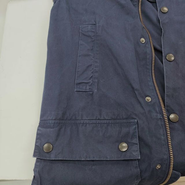 バブアー（Barbour） ネイビー コーデュロイ襟 アウター レディース] バブアー キルティングジャケット 襟コーデュロイ