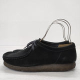 Clarks ワラビー WALLABEE スウェード サイズUK9 定価23000円 シューズ・靴 ブラック メンズ クラークス【中古】3-0417G◎
