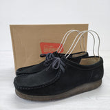 Clarks ワラビー WALLABEE スウェード サイズUK9 定価23000円 シューズ・靴 ブラック メンズ クラークス【中古】3-0417G◎