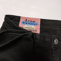 ACNE STUDIOS Climb Stay Black ジーンズ サイズ27/30 168/68A スキニー デニムパンツ ブラック レディース アクネストゥディオズ【中古】3-0430G∞